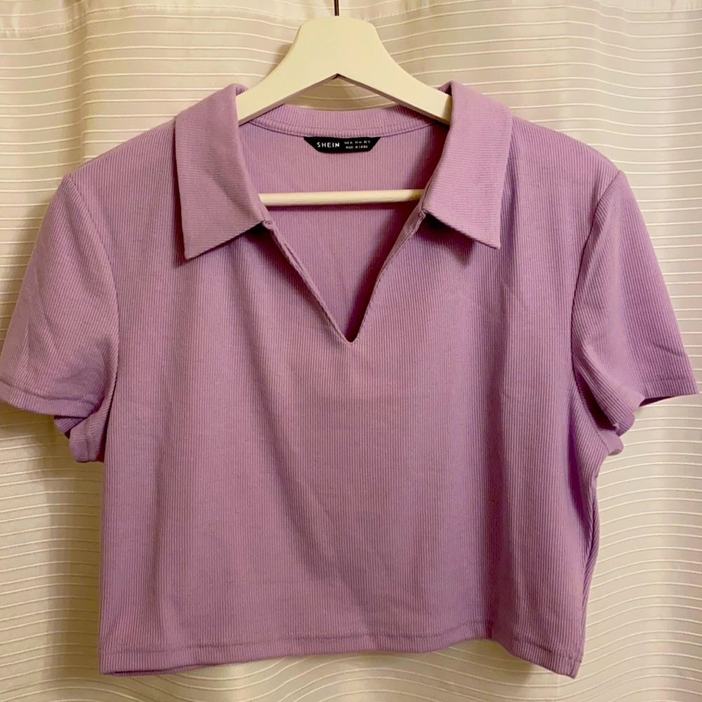 Lilac Crop Top